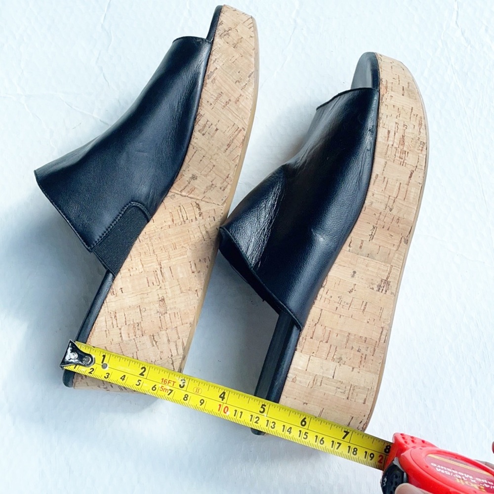 Stuart Weitzman Wedge Slide Sandal Cork Wedge - image 6